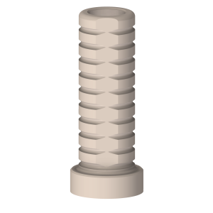 Temporary abutment PEEK compatible with Multi-Unit®