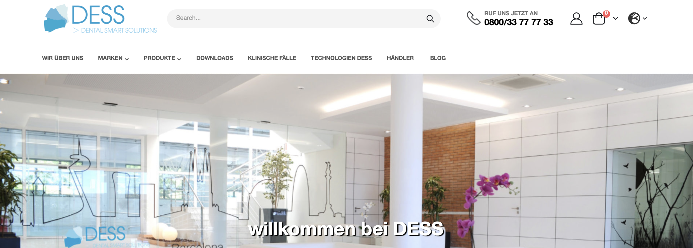 Wir stellen die neue DESS Dental-Website vor!