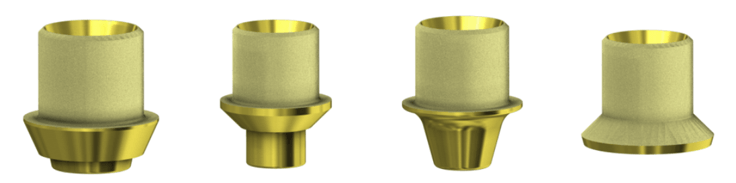 DESS® restorative components for screw-retained implant prosthetics