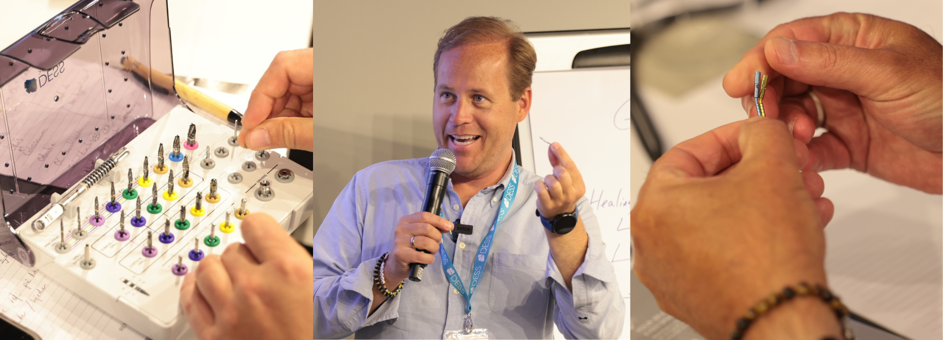 Praktische Komponentenprüfung während des DESS® Global Partner’s Meeting 2026