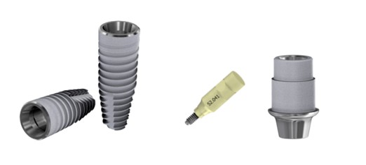 DESS® implant and prosthetic components for digital implant workflows