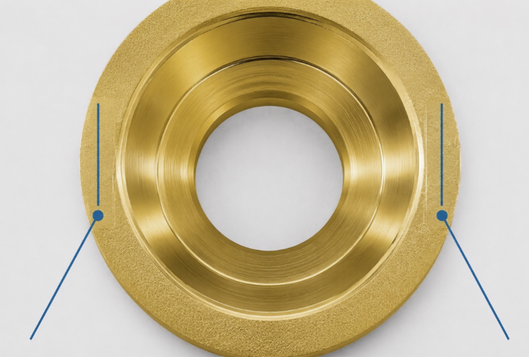 Dual flat geometry of Thinner ANGLEBase® for rotational stability