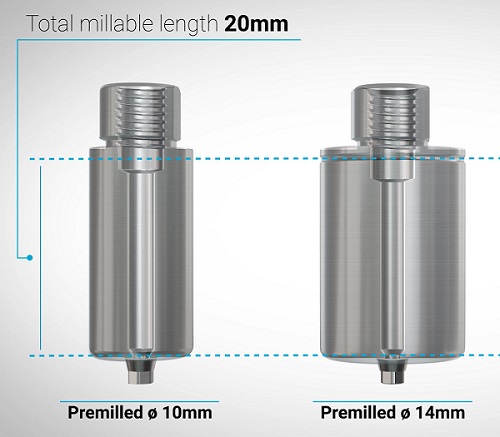 premilled millable length